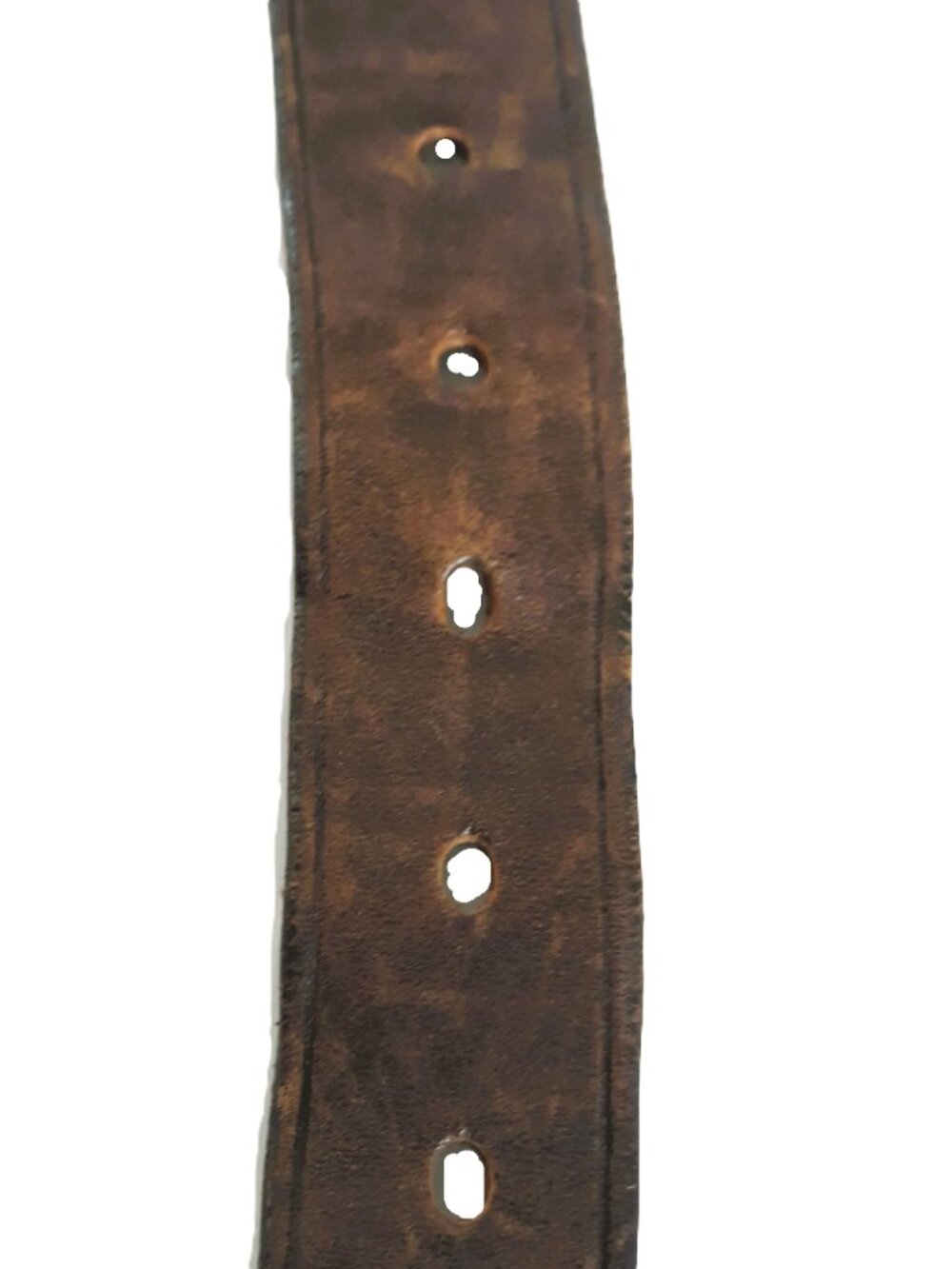 Prada Men's Brown Leather Belt 40 Distressed - Picture 8 of 11